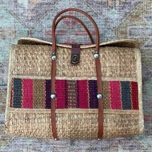 Vintage Bohemian Straw Bag
